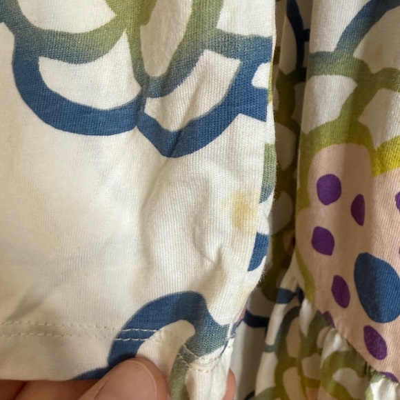 Tea Collection floral Henley long sleeve dress girls 16 - Picture 3 of 5